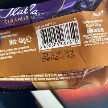 Ülker Tiramisu Bozuk Çıkması