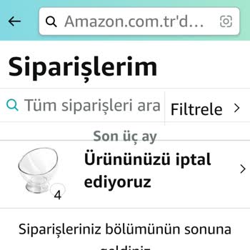 Amazon İptal Edilen Ürün Ve Para İadesi Beklemede