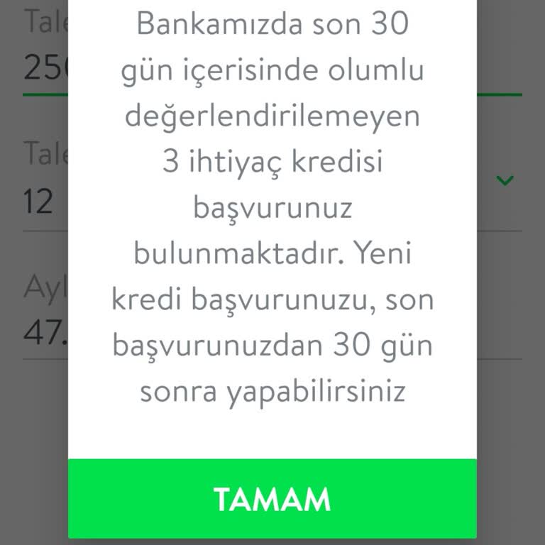 TEB 30 Gün Kredi Başvuru Bekleme Süresi