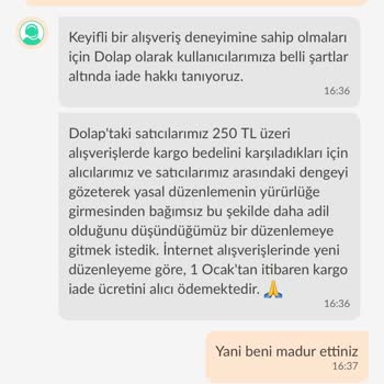 Dolap İadelerinde Müşteriyi Mağdur Bırakıyor