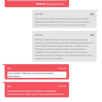 N11 İPhone 13 Ücreti Ödendiği Halde Sipariş İptal Edildi