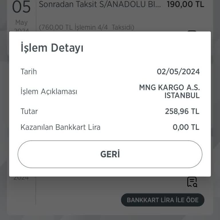 MNG Kargo Kargo Ulaşım Bilgileri Hk Yanlış Yönlendirilme