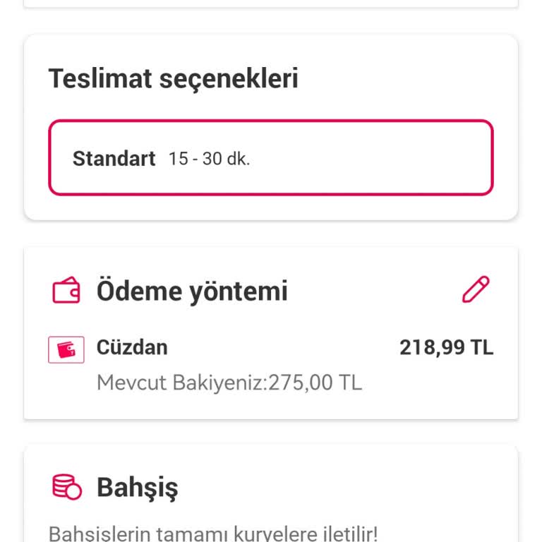 Yemeksepeti Cüzdan Sistemi Çalışmıyor