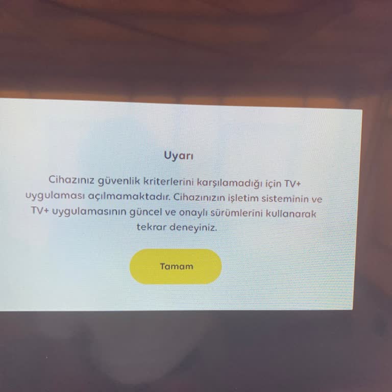 Yumatu Televizyon Uygulaması Problemi