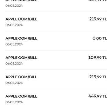 Apple Hesabımdan İzinsiz Çekilen Paralar Ve Mağduriyetim