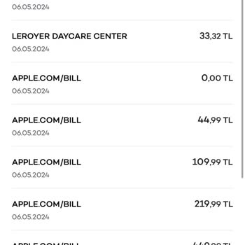 Apple Hesabımdan İzinsiz Çekilen Paralar Ve Mağduriyetim