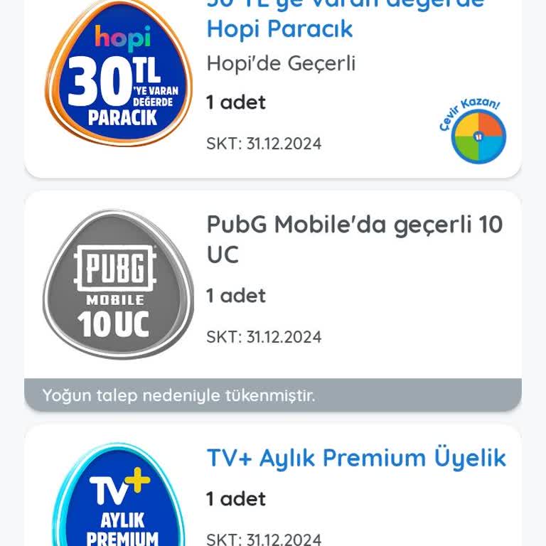 KazandıRio Üç Stokları Yenilenmesi