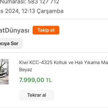 Kiwi Halıyıkama Aldım Hepsiburada Ya Da Güven Yok