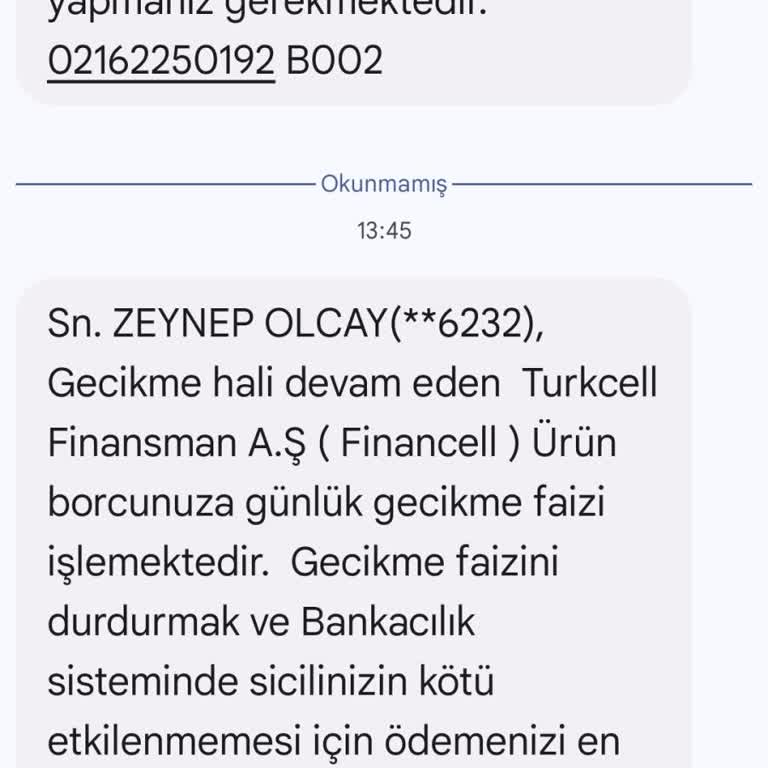 Recom Alacak Yönetimi Yanlış Gelen Mesajlar - Şikayetvar