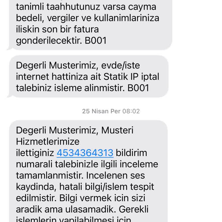 Türk Telekom Şikayet İlgisizliği -
