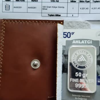 Ahlatcı Kuyumculuk Eksik Gümüş Gönderilmesi