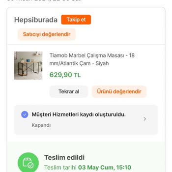 Hepsiburada Pişmanlığı - Ücret İadesi Yapmıyor