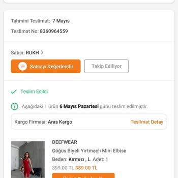 Trendyol Teslim Edilmeyen Kargo