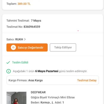 Trendyol Teslim Edilmeyen Kargo
