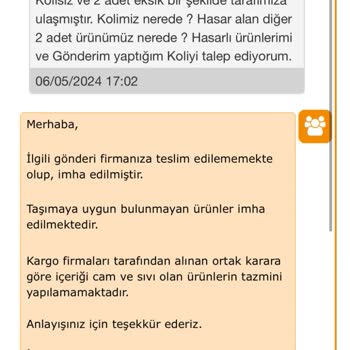 hepsiJET Kargo Sürecinde Yaşanan Ürün Kaybı Ve İmha İddiası