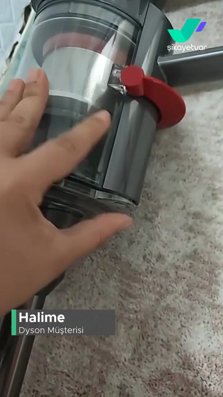 Dyson V12 Süpürge Toz Haznesi Kapağı Arızası! videonun kapak resmi