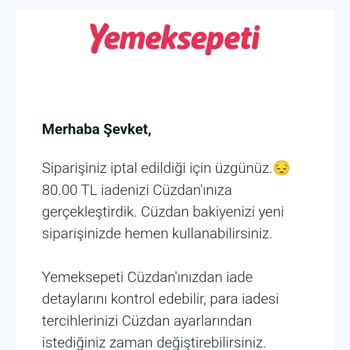 Yemeksepeti Hem Maddi Olarak Hem Manevi Olarak Beni Mağdur Etti