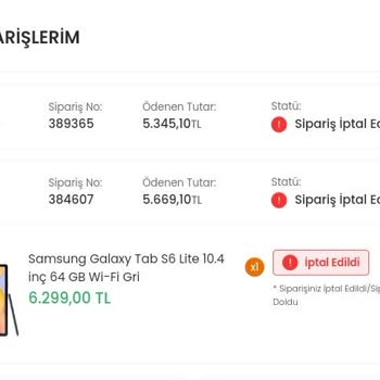 EasyCep 23 Nisandan Beri Param İade Edilmedi Ve Siparişim Kargoya Verilmiyor