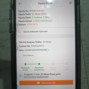 Trendyol Hayali Satıcı Ürün Olmadığını Söylüyor