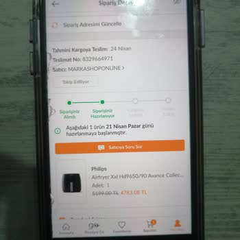 Trendyol Hayali Satıcı Ürün Olmadığını Söylüyor