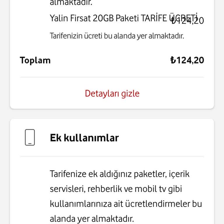 Vodafone Net Vodafone Adım İnternet Aşımı
