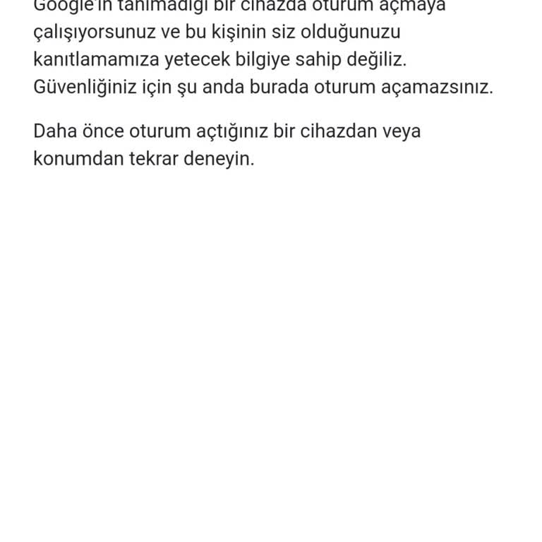 Gmail Hesabıma Giremiyorum Şifremi Bildiğim Halde