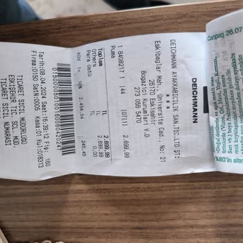 Deichmann Pişmanlıktır. Sattığı Ürünün Arkasında Durmadı.