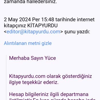 Kitapyurdu.com Sitesi Ne Paramı Ne De Siparişlerimi Gönderiyor...