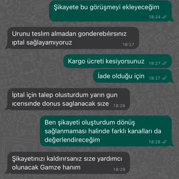 Eyyo Atelier Butik İptal Seçeneğinin Şikayetle Oluşması!