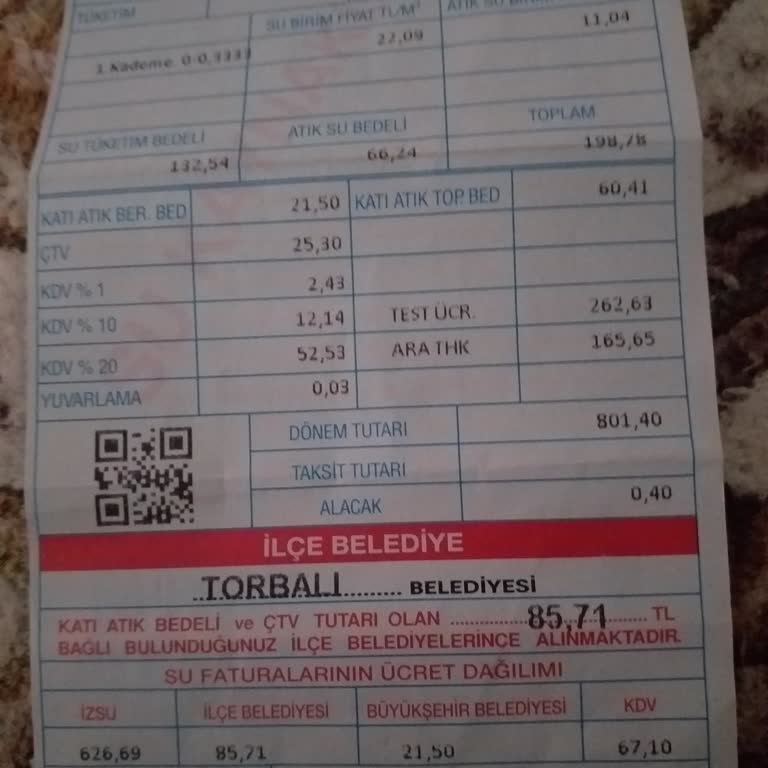İzmir Büyükşehir Belediyesi Su Faturası Ödemesi