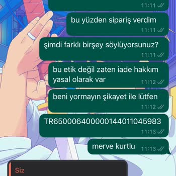 Gerusta Para İadesi Yapmıyor.
