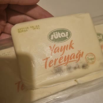 Sütaş Yayık Tereyağı Vakum Paket Küf Problemi