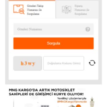 MNG Kargo Kargo Takibi Sırasında Yaşanan Mağduriyet Talebi