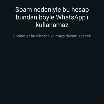 WhatsApp Spam Yiyorum