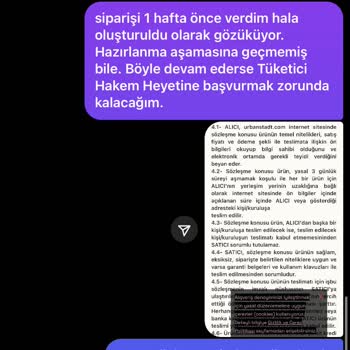 Urbanstadttr Siparişim 10 Gündür Hazırlanmaya Başlamadı Ve Markaya Ulaşamıyorum