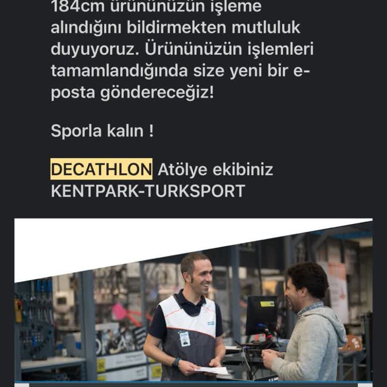 Decathlon Sattığı Ayıplı Ürünü Değiştirmiyor
