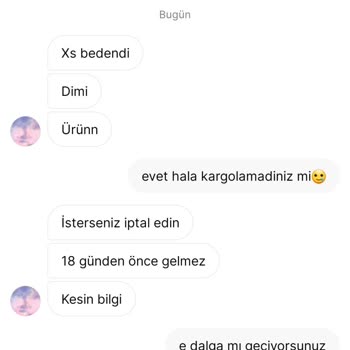 Gardrops Satıcının Siparişimi Göndermemesi