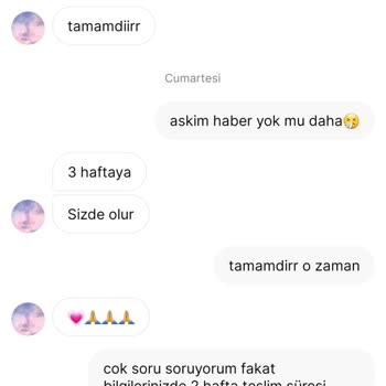 Gardrops Satıcının Siparişimi Göndermemesi