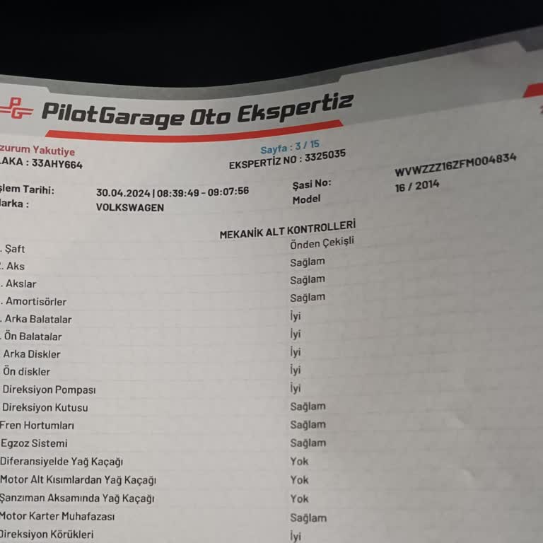 Pilot Garage Oto Ekspertiz Çok Mağdur Etti!