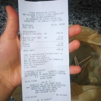 Tatbak Gıda Samandıra Merkez Mağazanızdan Bayat Pasta Şikayeti