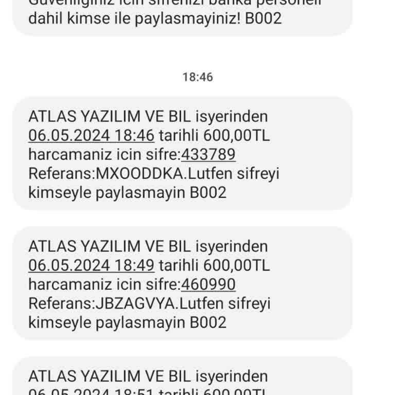 Atlas Yazılım Para İadesi Yapılması
