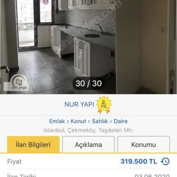Nur Yapı İnşaat & Gayrimenkul Nur Yapı Vaatler Verip Kaporanızı Alıyor, Sonra Kıvırıyor