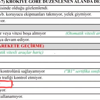 Milli Eğitim Bakanlığı (MEB) A2 Direksiyon Sınavında Arkadaşım Hatası Olmadığı Halde Sınavdan Kaldı