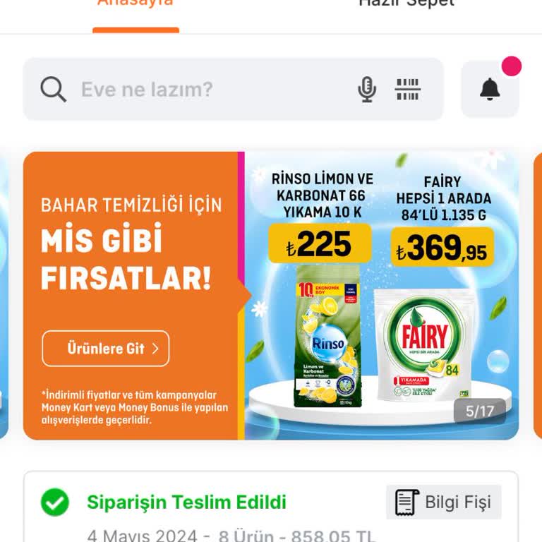 Migros Rinso Deterjan Olmayan İndirim