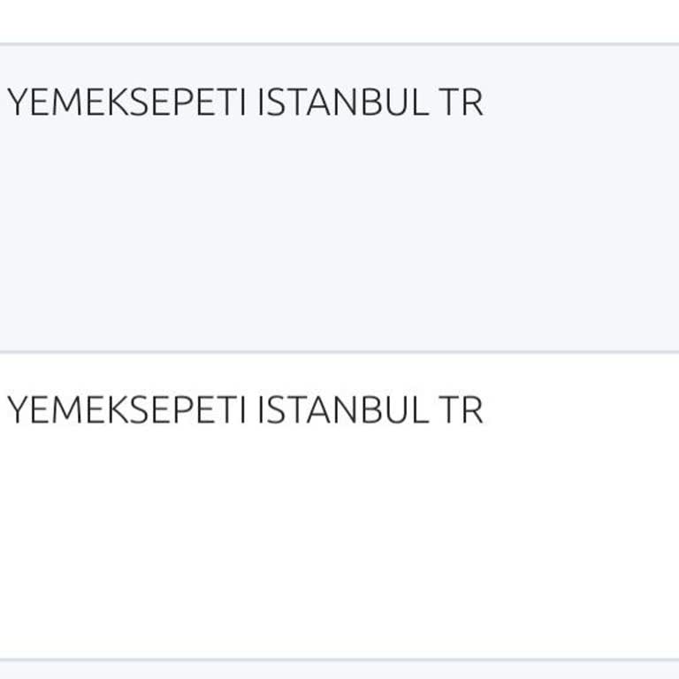 Yemeksepeti Oluşmayan Sipariş Ödemesi