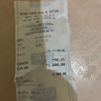 Beyaz Fırın Boş Kutu Yüzünden Yaşanan Mağduriyet