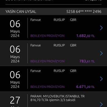 Yapı Kredi Bankası Kartımdan Habersiz Ve Şifresiz Olarak Yurt Dışında Ödeme Yapılması