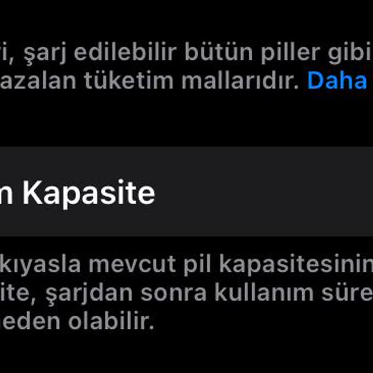 İPhone 11 Pil Sağlığı Çok Hızlı Düşüyor