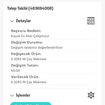 Lüleburgaz Arçelik Uyar Mağazası Ve Yetkili Servisin Sorumsuzluğu