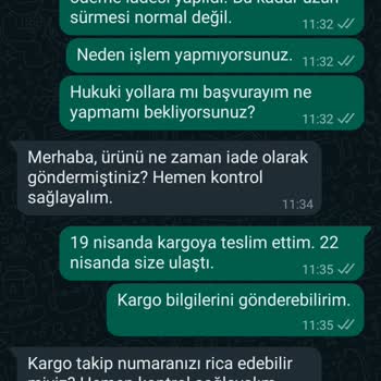 Vipmoto İade Problemi. Günlerdir İadem Yapılmıyor.